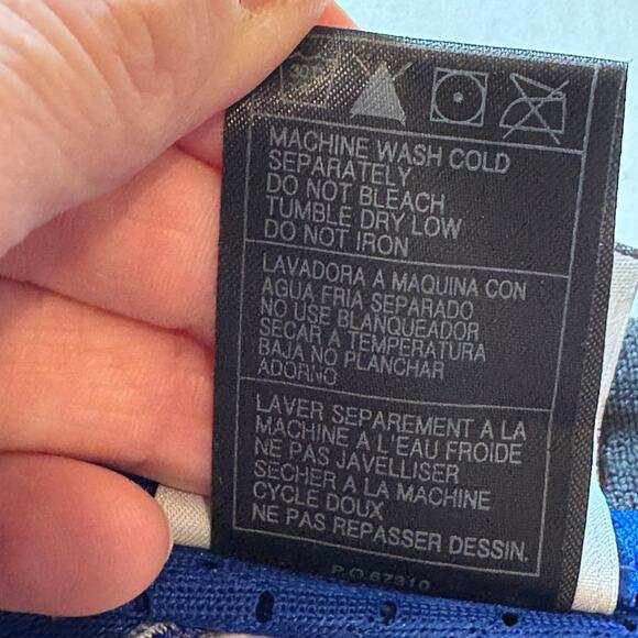 Adidas Carmelo Anthony New York Knicks #7 Basketball Jersey Blue 60 3XL *FLAW* - Picture 8 of 13